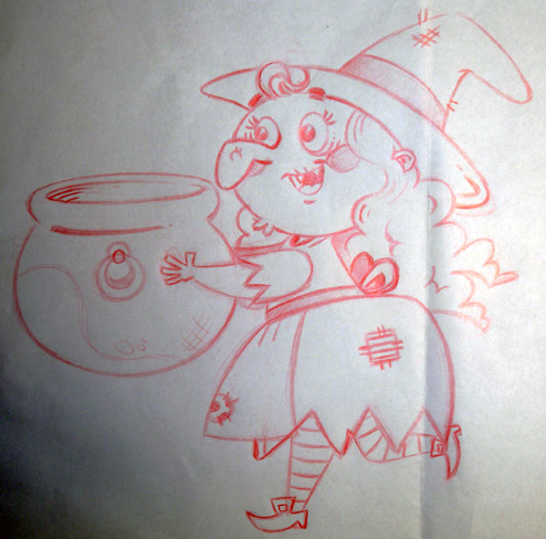 witch-sketch